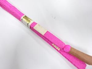 未使用品　正絹　手組帯締め